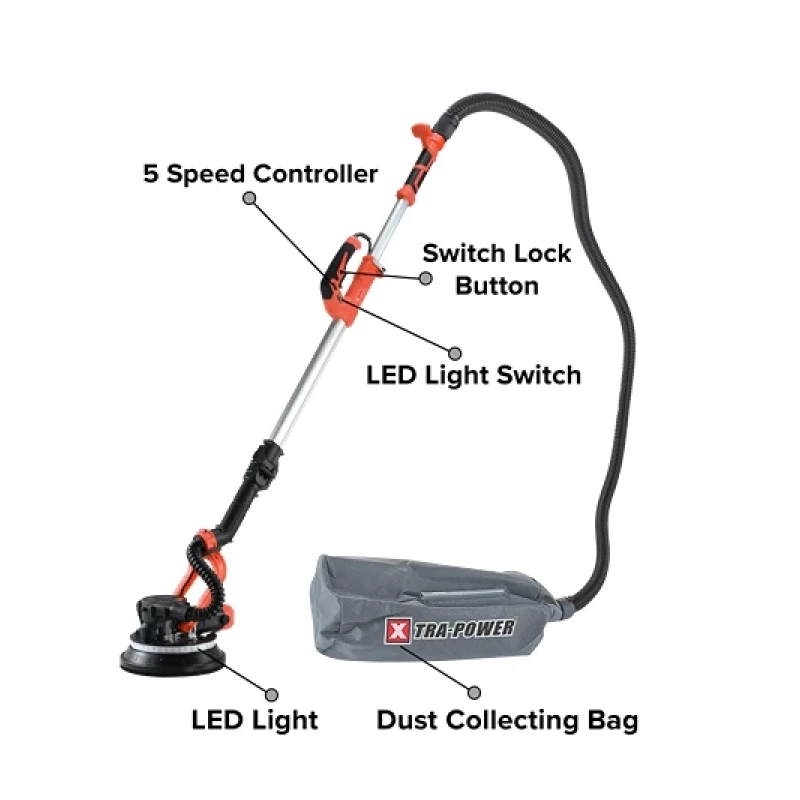 Xtra Power 9 Inch Dry Wall Sander 900W 225Mm Xpt554