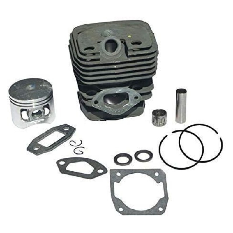 OPEL CHAINSAW SPARE CYLINDER PISTON 58CC WITH GASKET SET AND SPARK PLUG IN TIN BOX