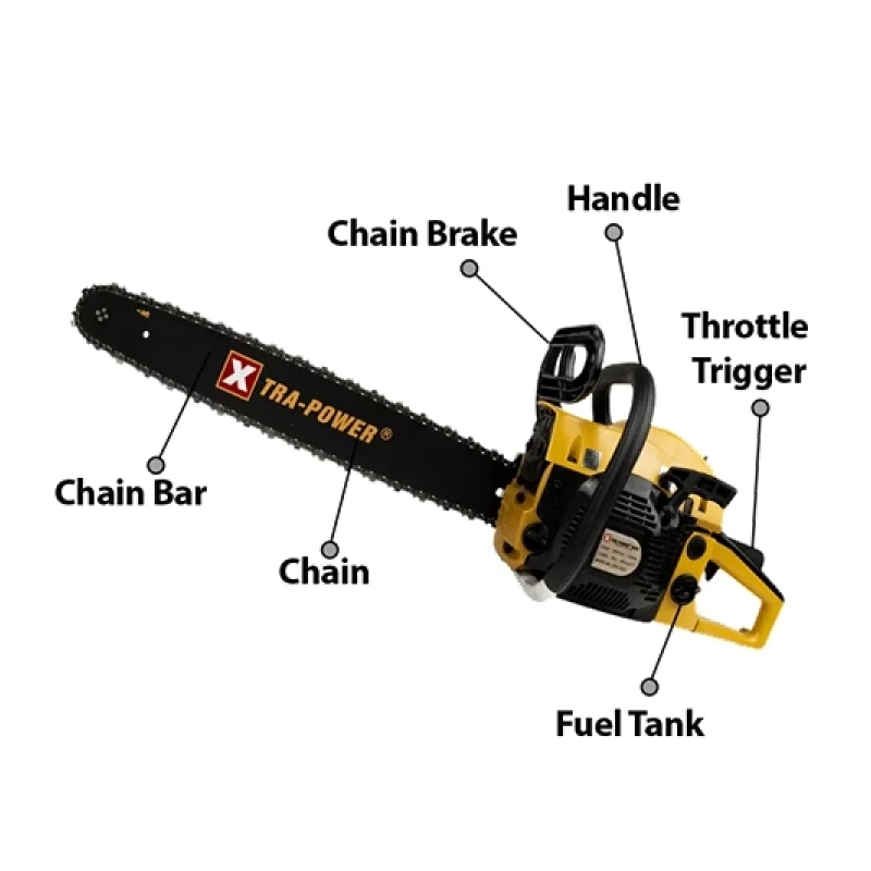 Xtra Power 22 Inch Gasoline Chain Saw 550Mm 58Cc Xpgcs22