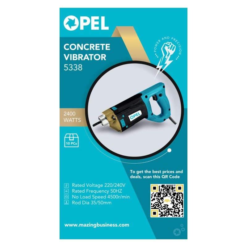 OPEL 5338 - 35mm ELECTRIC VIBRATOR (2400WTS)