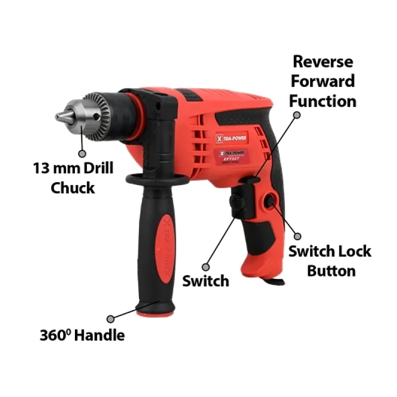Xtra Power Impact Drill Machine 13Mm 710W Xpt527
