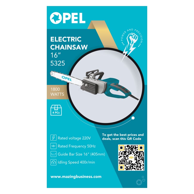 OPEL 5325 - 16" ELECTRIC CHAINSAW 4016