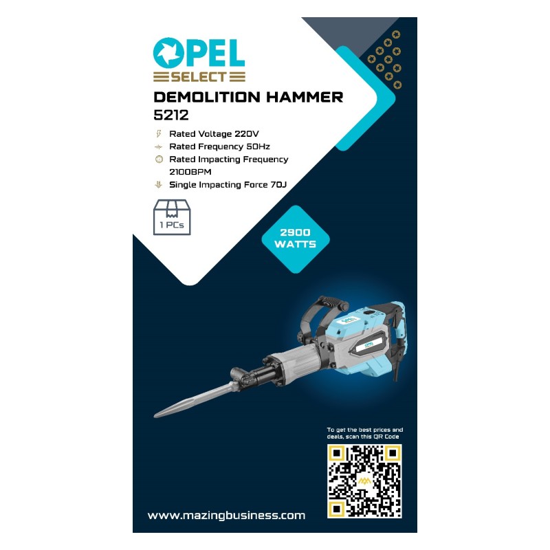 OPEL SELECT 5212 - 32KG DEMOLITION HAMMER (HQ)