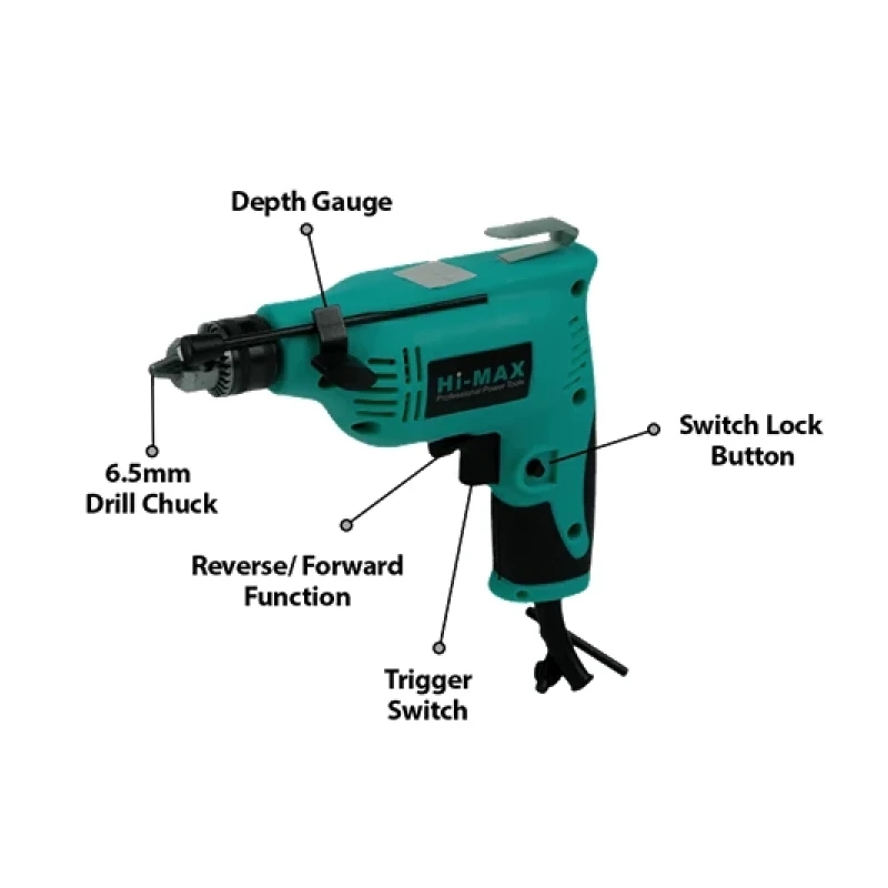 Hi Max Drill Machine 10Mm 400W Ic024