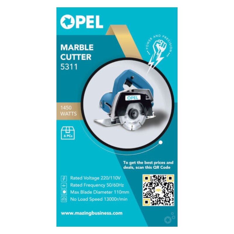 OPEL 5311 - 4" MARBLE CUTTER (1450WATTS)(CM4SA)