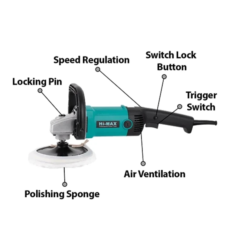 Hi Max 7 Inch Polisher 1200W 180Mm Ic093