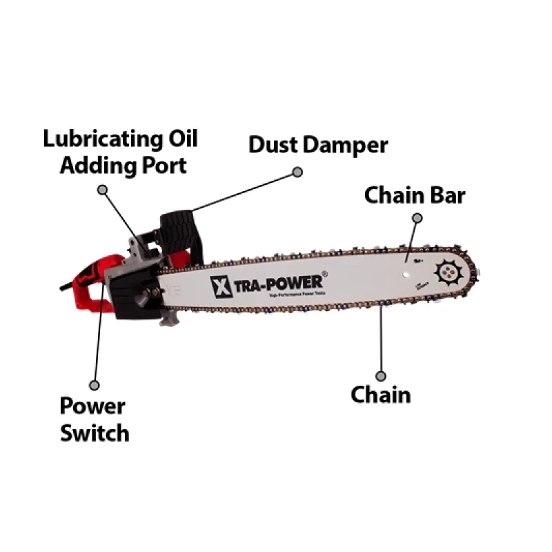 Xtra Power 22 Inch Electric Chain Saw 550Mm 2200W Xpt460