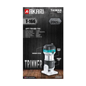 AKARI WOOD TIMMER (6.35MM) (0-30000RPM) (10 PCS) - APT-TM-MB-780