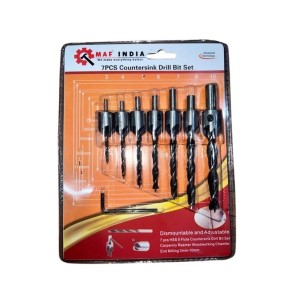 MAF INDIA 7PC COUNTERSINK DRILL BIT SET BIG