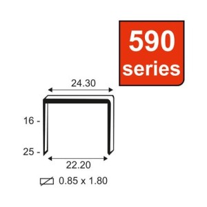 KAYMO STAPLES JK 59032 590 SERIES ST59032JK (16800PCS/BOX)