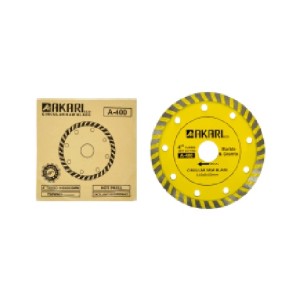 Akari MARBLE CUTTING BLADE AKARI NEW SERIES A-400 4" TURBO (200PCS)