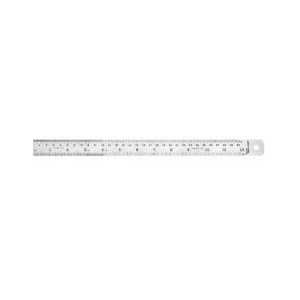 Kristeel 150mm Metric & English Stainless Steel Ruler, 401 A