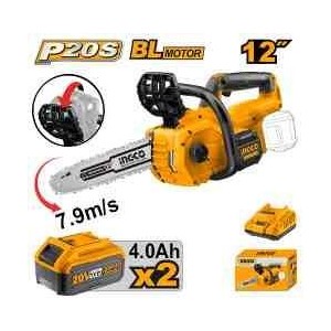 INGCO LITHIUM-ION CHAIN SAW 20V [2PC] - CGSLI201286