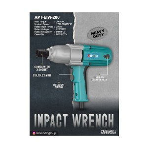 AKARI IMPACT WRENCH 280W 200NM (22MM) - APT-EIW-200