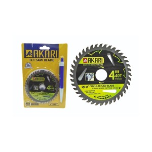Akari Tct Saw Wood Cutting Blade - 4 Inch X 40 Teeth