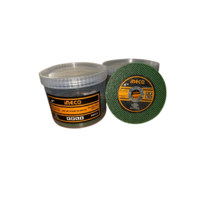 INECO CUTTING WHEEL 4"X1MM GREEN DOUBLE NET