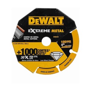 DEWALT EXTREME METAL DIAMON CUT-OFF WHEEL - 105 X 1.3 X 16.0 DW8540-IN