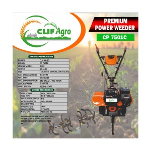 CLIF AGRO WEEDER PREMIUM SERIES 7.5 HP - 170F - CP7501C