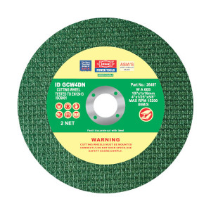 Ideal Abrasives Green Id Cut Off 4" 2 Net Idgcw4dn