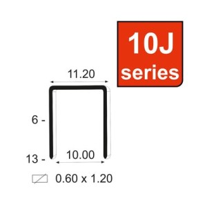 KAYMO STAPLES 1013J 10J SERIES ST1013J (5000PCS/BOX)