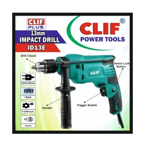 CLIF PLUS IMPACT DRILL 13MM - NEW (HEAVY BODY/ SWITCH /ARMATURE) ID13E