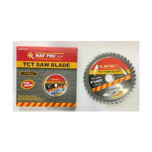 MAF PRO TCT SAW BLADE INDUSTRIAL QUALITY (WOOD BLADE) 110mm 4"X30T