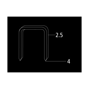 MILES STAPLES NO. 10F-4MM 5024 STAPLES