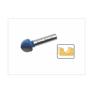 GOLDEN BULLET ROUTER & TRIMMER BITS BLUE PROFESSIONAL RANGE 9101 CORE BOX ROUND BITS (ROUND NOSE)