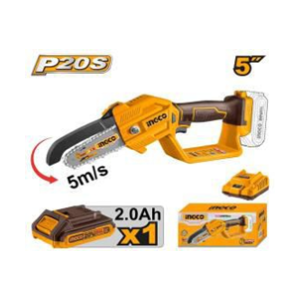 INGCO 20V CORDLESS PRUNER SAW - BAR LENGTH:5 INCH - CGSLI20581