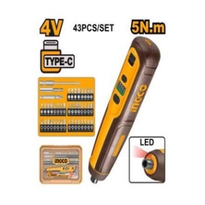 INGCO CORDLESS SCREWDRIVER 4V - 5NM - CSDLI04062