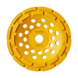 DEWALT 180 X 22.2 MM - DOUBLE ROW DIAMOND CUP WHEEL DW4775T-AE