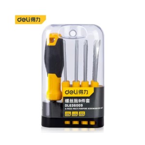 Deli Interchangeable Head Screwdriver - DL636009B