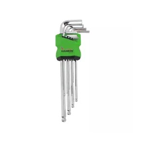 Hanbon S2 Mirror Ball Point Hex Key Set Long (Pcs) - 651102