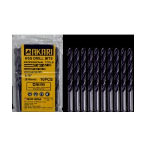 Akari HSS DRILL BITS (JOBBER) 5/16" 8 MM (50PCS)