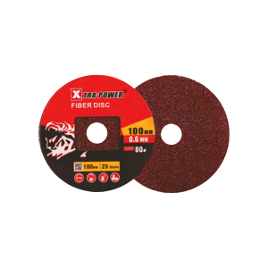 Xtra Power 4 Inch Fiber Disc 100Mm 0.6Mm - 80 Grit