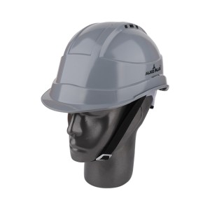 ALKO PLUS RATCHET TYPE SAFETY HELMET WITH VENTILATION SLOTS (GREY) - APS 131 (ISI CERTIFIED)