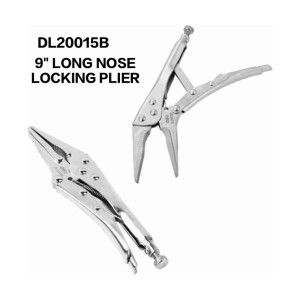 Deli Long Nose Locking Pliers 9" - DL20015B
