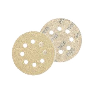 GOLDEN BULLET FIBER DISC VELCRO (GOLD) 125MM, 8HOLES X 320 GRITT