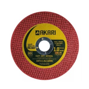 Akari CUT OF WHEEL 107 X 1MM (4") RED (2NET) (800PCS)