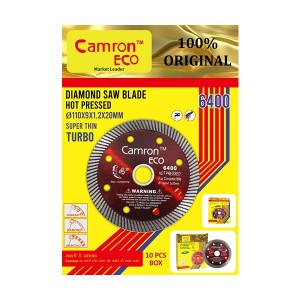 Camron Eco 4 Inch Turbo Diamond Saw Blade 100Mm Hot Pressed 6400