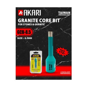 AKARI GRANITE CORE BITS (FOR ANGLE GRINDER) 8.5MM