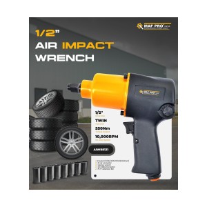 MAF PRO AIR IMPACT WRENCH 1/2" (WITH 8 SOCKETS) - AIW88121