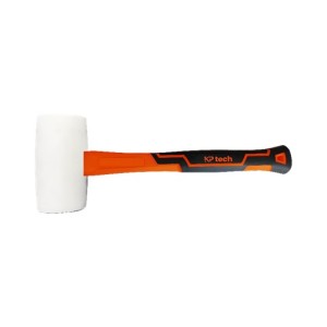 KP TECH WHITE RUBBER HAMMER 16 OZ HT-RUHW1601