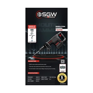 SGW DEMOLITION HAMMER 11KG 2000W S-2155