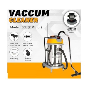 Kuvera 1500W Wet & Dry Vacuum Cleaner 60Ltr