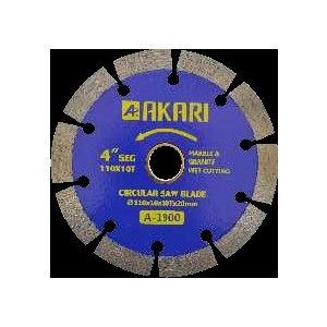 Akari MARBLE CUTTING BLADE AKARI NEW SERIES A-1900 4" SEG 10T 10MM (200PCS)