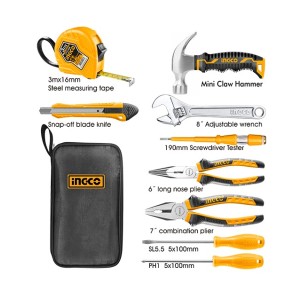 INGCO 9 PCS HAND TOOLS SET - HKTH10809