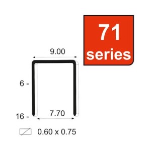 KAYMO STAPLES 7110 71 SERIES ST7110 (42000PCS/BOX)