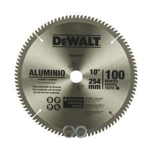 DEWALT SAW BLADE - 10" X 100T - ALUMINUM - 254MM DW03220-IN