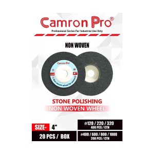 Camron Pro 4 Inch Non-Woven Pad For Marble & Granite 100Mm - 1000 Grit